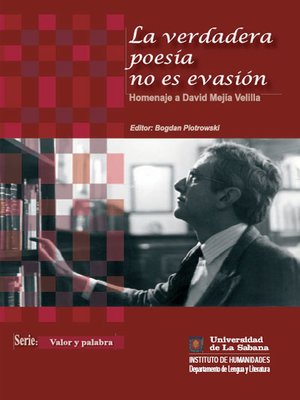 cover image of La verdadera poesía no es evasión